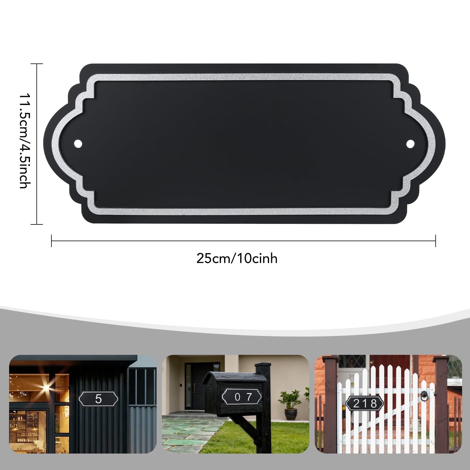House Numbers for Outside, Address Plaques, Mailbox Numbers, Featuring Two Se... gallery
