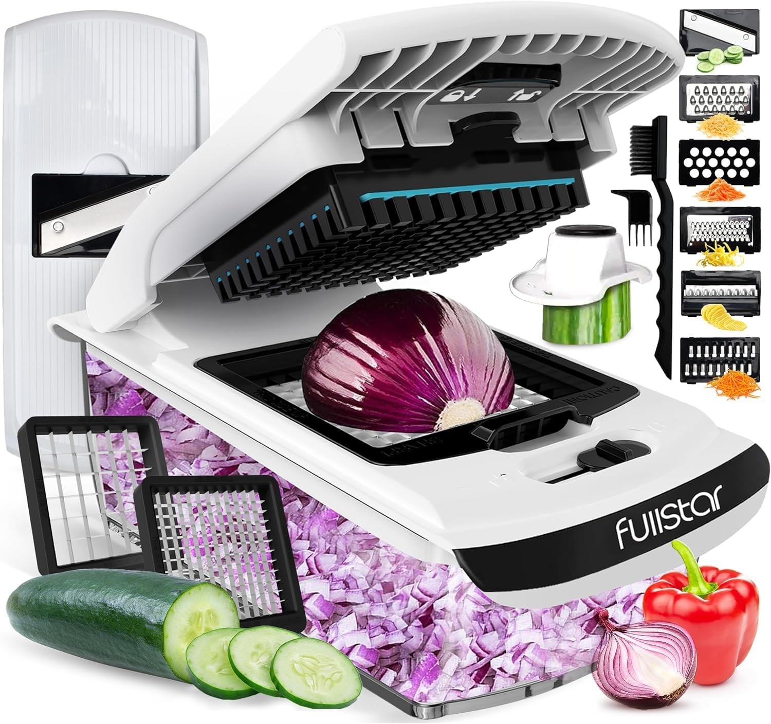 Fullstar The Original Pro Chopper - Vegetable Chopper and Spiralizer, Food Chopp gallery