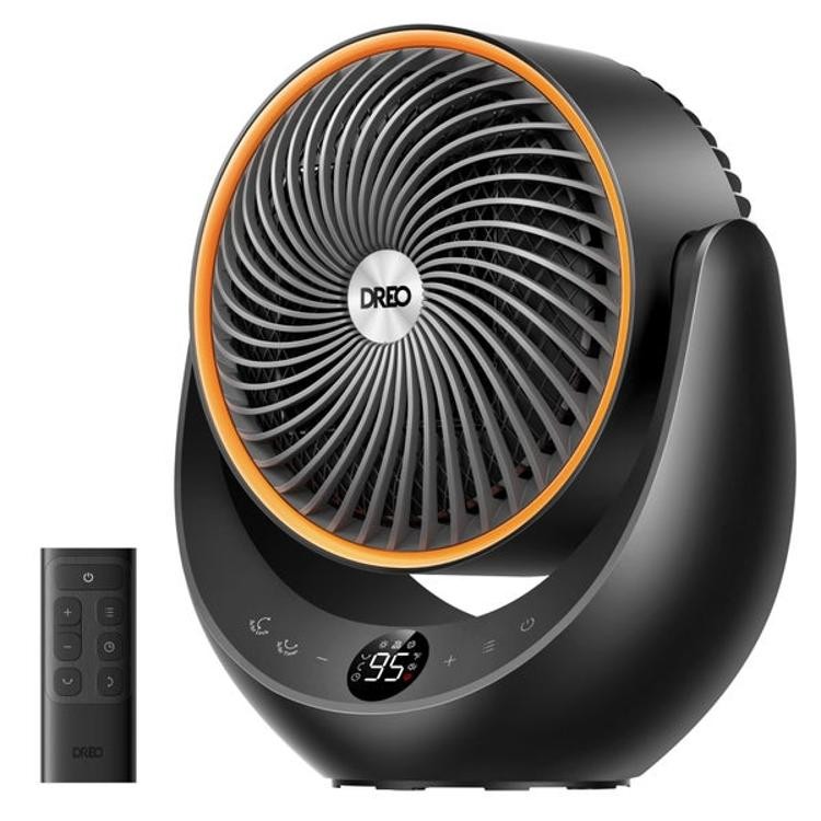 DREO 1500W Portable 3D Automatic Oscillating Ceramic PTC Space Heater 300 sq ft gallery