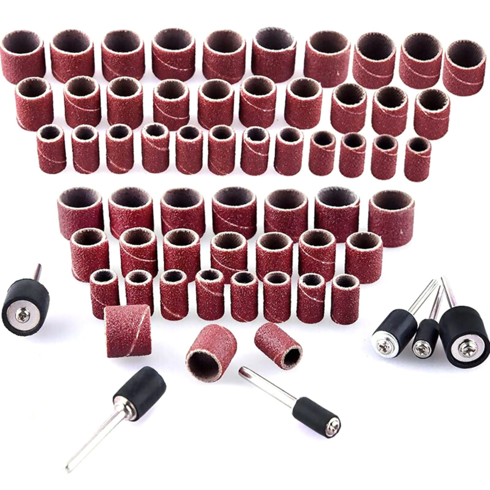 384PCS Drum Sanding Kit For Dremel Nail Drill Bits Accessories Rotary Tool Set gallery