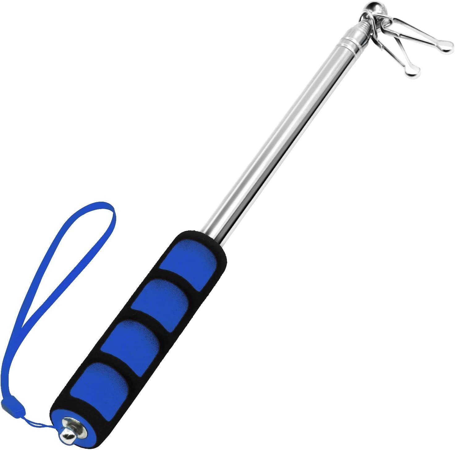 Anley 5 Ft Blue Telescopic Handheld Flagpoles - Extendable Collapsable Flag Pole gallery