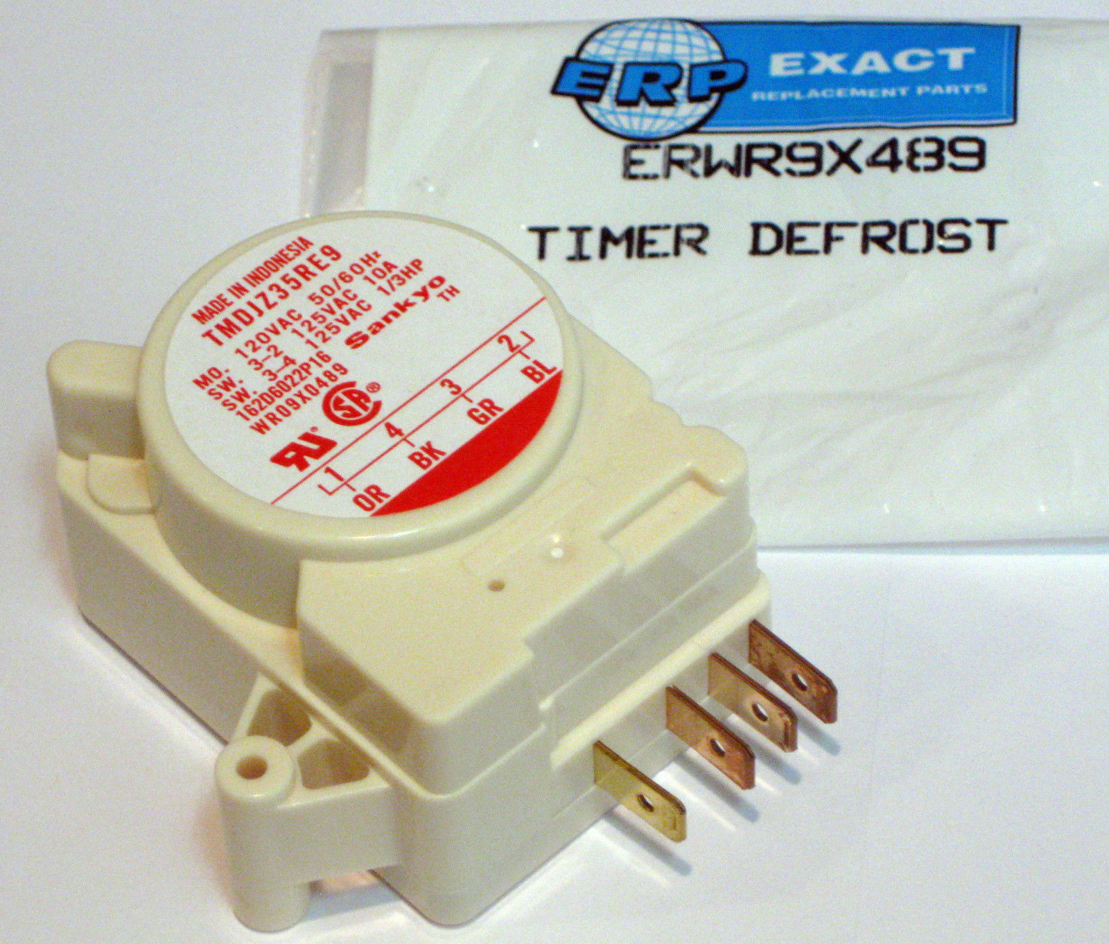 WR9X489 for GE Refrigerator Defrost Timer Control 162D6022P16 AP2061695 PS310858 gallery