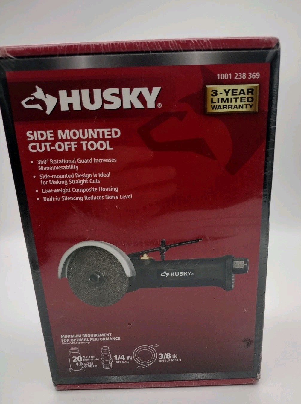Husky Side Mounted Cut-Off Tool, Air Tool, H4250, 1001238369 gallery