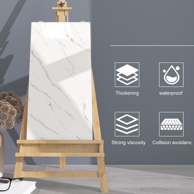 20/40pcs Oversized Marble Tiles Wall Panels Set - Self-Adhesive Marble Sheets gallery