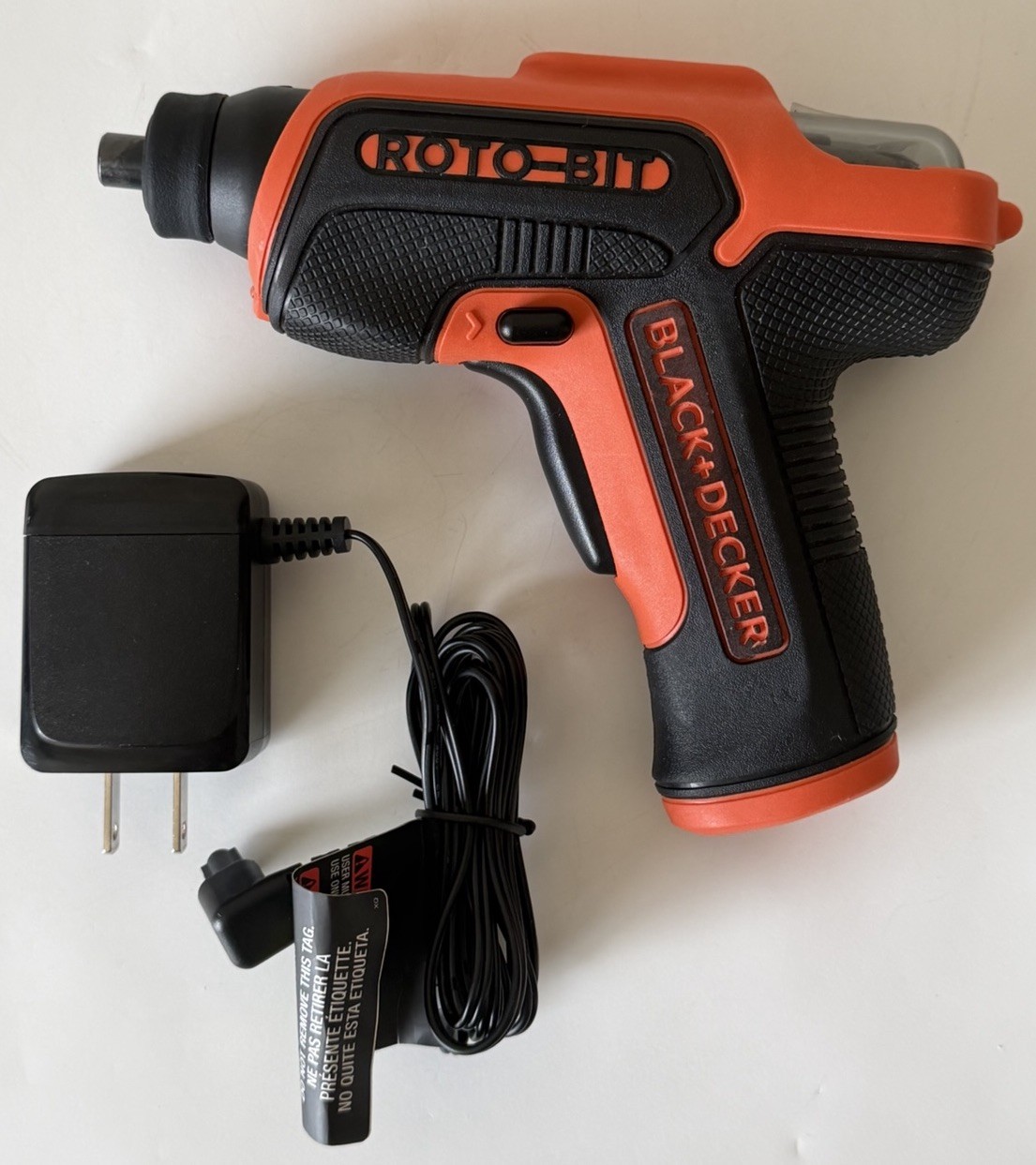 BLACK+DECKER Rotobit 4V Max Cordless Screwdriver Orange/Black Mint gallery