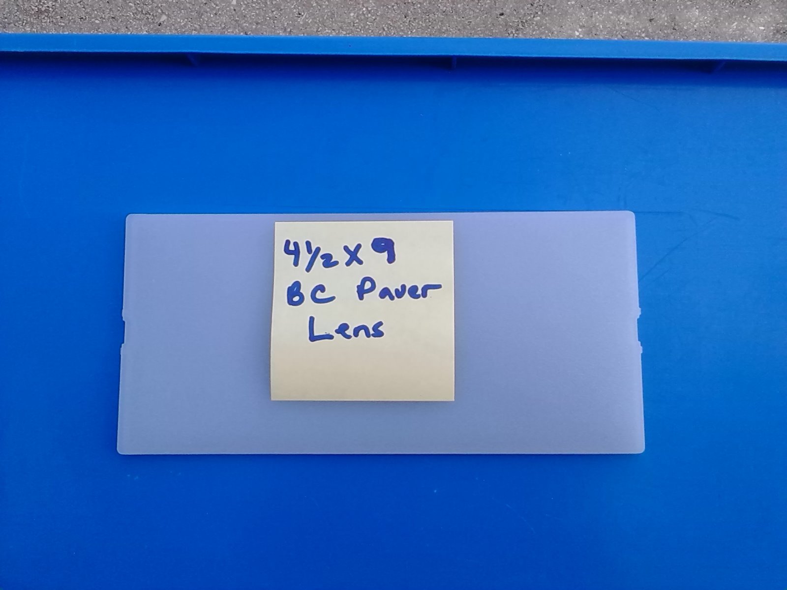 Individual Kerr Lighting Replacement BC Paver Lens 4.5" x 9" - VOLUME DISCOUNT! gallery