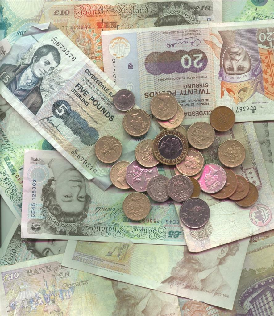 ENGLISH BANK NOTES GLOSSY POSTER PICTURE PHOTO pound euro money currency uk 1034 gallery