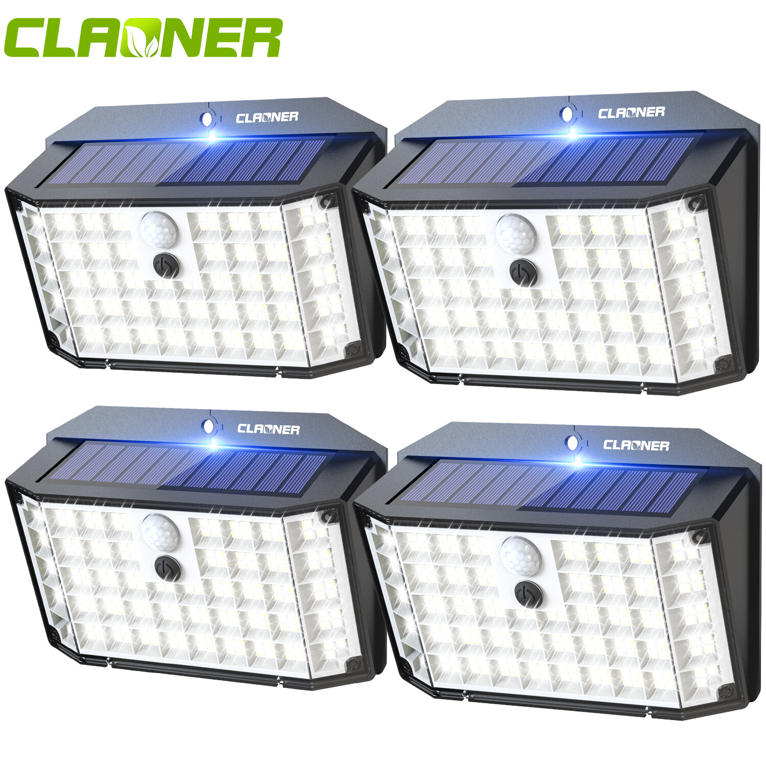 176 LED Solar Powered Wall Lights PIR Motion Sensor Outdoor Garden Security Lamp gallery