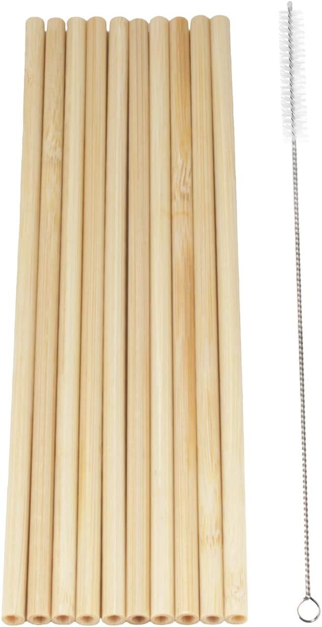 Reusable Bamboo Thin Drinking Straws - Eco Friendly Plastic Alternative gallery