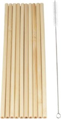 Reusable Bamboo Thin Drinking Straws – Eco Friendly Plastic Alternative