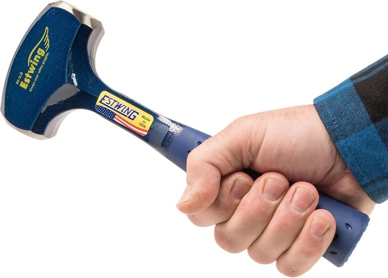 Drilling/Crack Hammer - 3-Pound Made Sledge Hammer with Forged Steel Constru... gallery