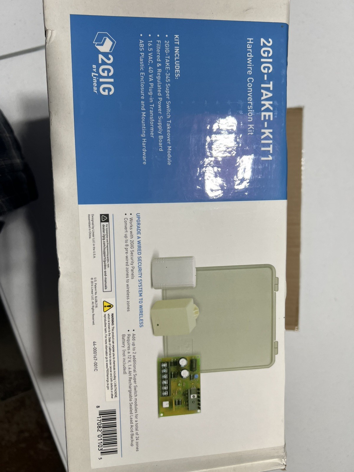 Linear 2GIG-TAKE-KIT1 Hardwire Conversion Kit 8 Pre Wired Zones New gallery