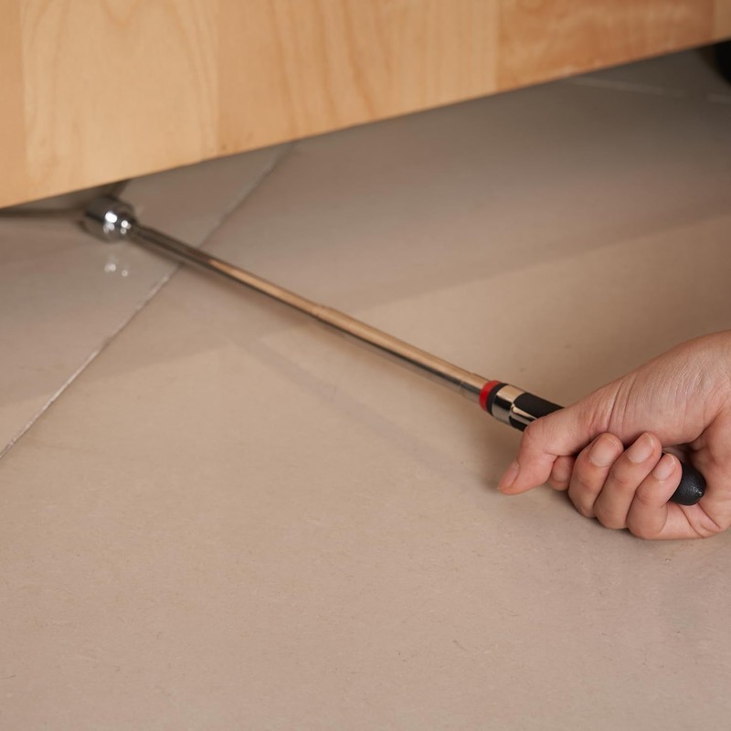 Portable Magnetic Pickup Tool - Extends to 31'' with 20 lb Magnet Power & Grip gallery