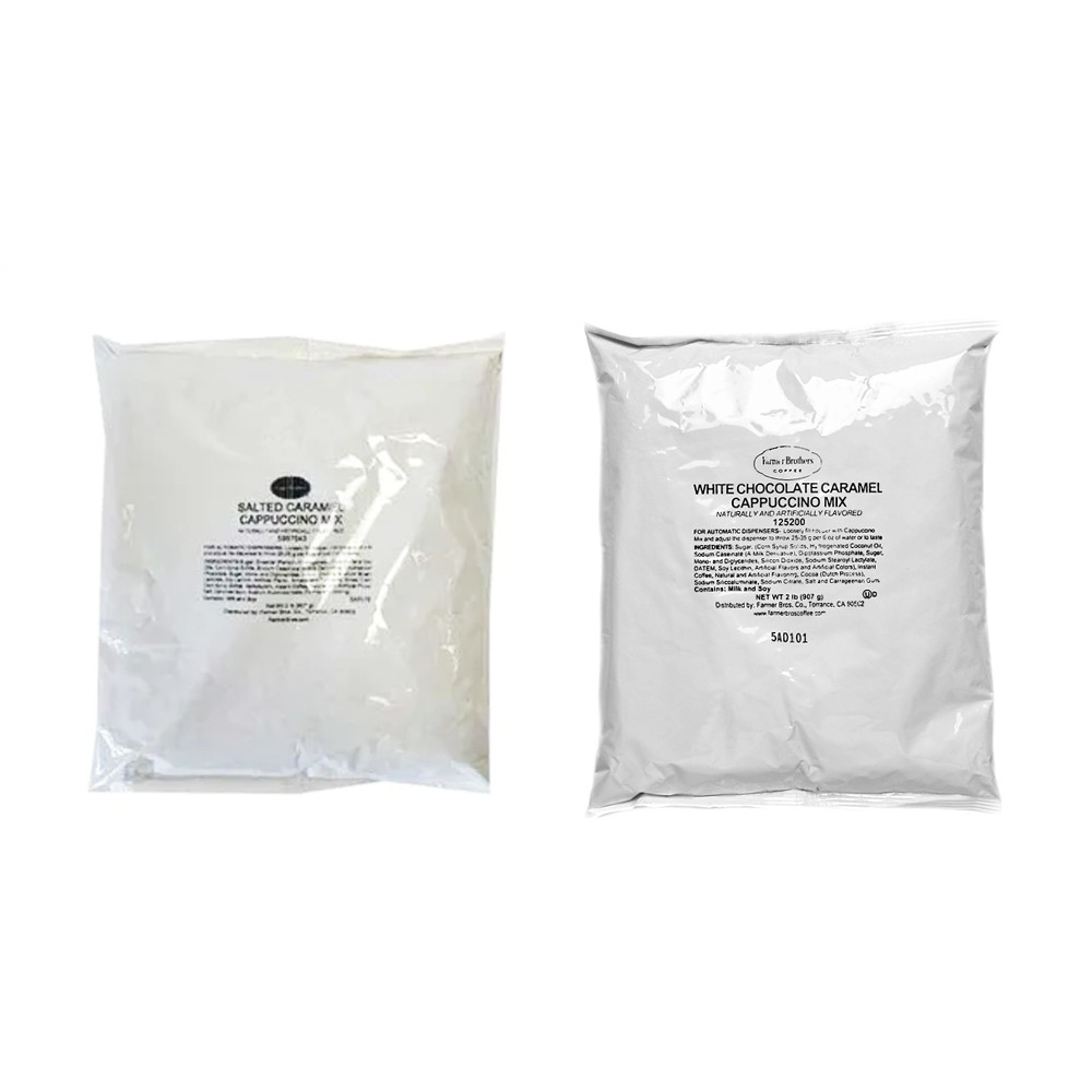 Superior Cappuccino Salted Caramel & White Chocolate Caramel, 1 - 2 lb bag each gallery