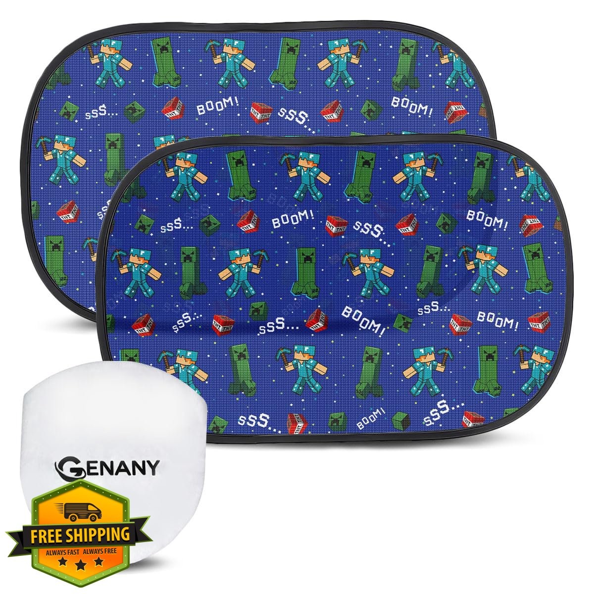 GENANY Cube Builder Game Window Sun Shades 21x14 gallery