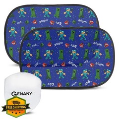 GENANY Cube Builder Game Window Sun Shades 21×14