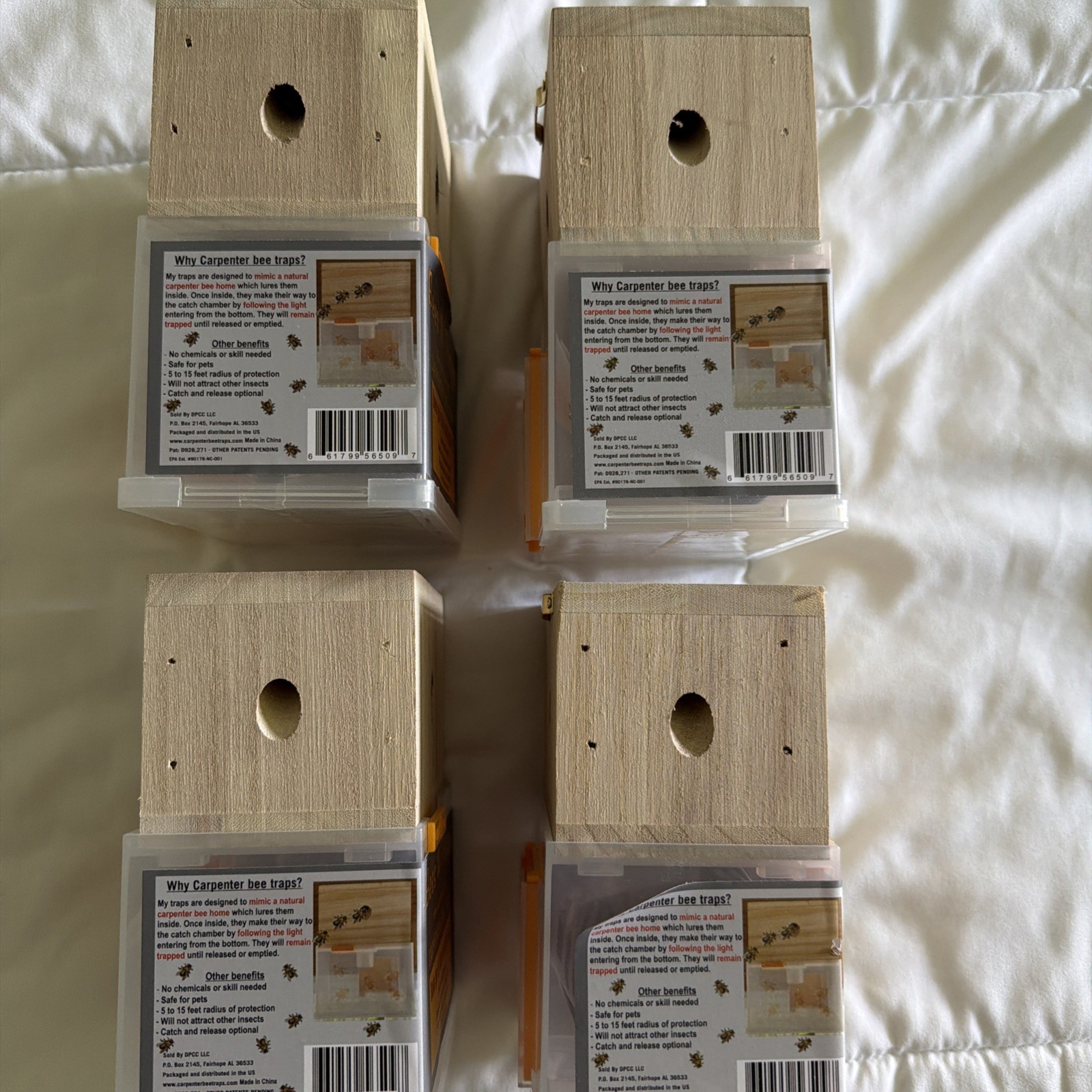 New Bees 'N Things Outdoor Carpenter Bee Traps - Lot of 4 gallery