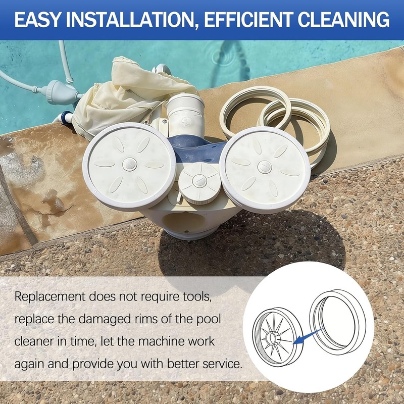 3 PC Pool Cleaner All Purpose Tire Replaces C10 Fits for Polaris 180 280 360 380 gallery