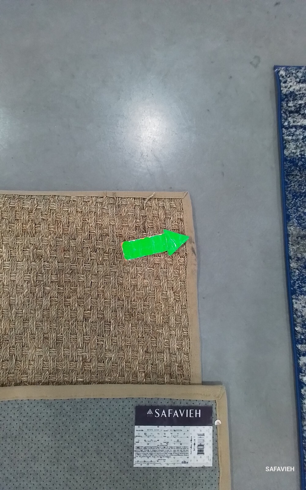 NATURAL / BEIGE 2'-6" x 8'-0" Stained Rug, Reduced Price 1172767146 NF114A-28 gallery