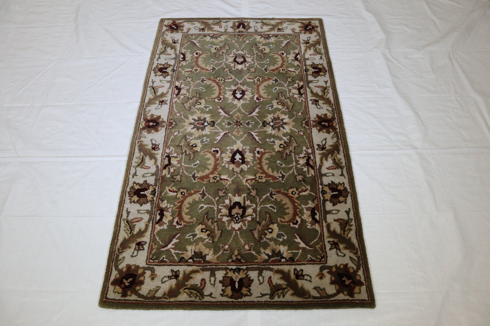 3'0" x 5'0" ft. Tufted Rug, Wool Rug, Authentic Rug, Natural Dye Rug gallery