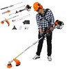 5 in 1 Multi-Functional Trimming Tool 56CC 2-Stroke w/Gas Pole Saw Hedge Trimmer gallery