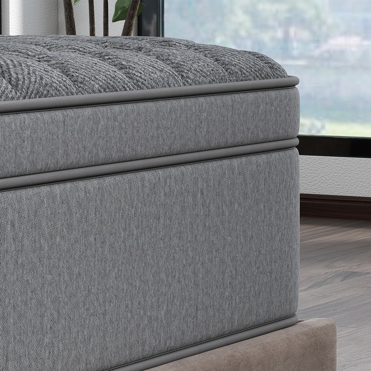 12"14" Gel Memory Foam Hybrid Spring Mattress in a Box Twin Full Queen King Size gallery