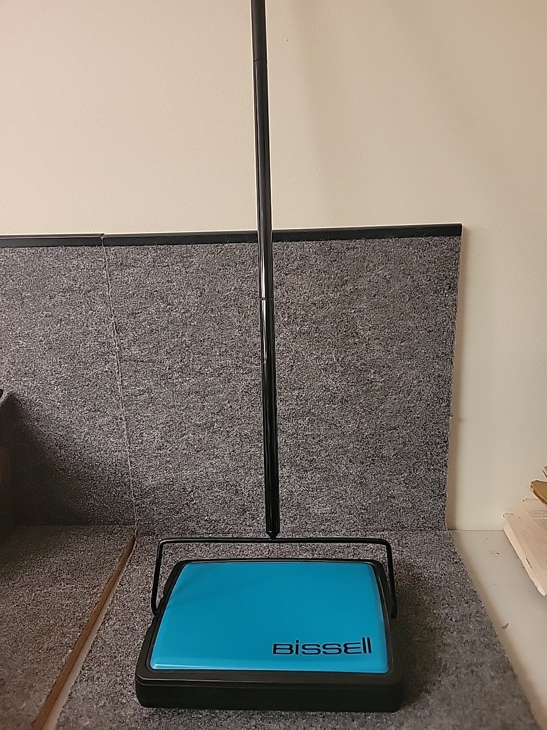 Bissell Easy Sweep Compact Carpet & Floor Sweeper, 2484A, Teal gallery