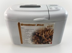 Breadman Plus TR845 Bread Maker Super Rapid 59 Minute w/ Manual &Recipes