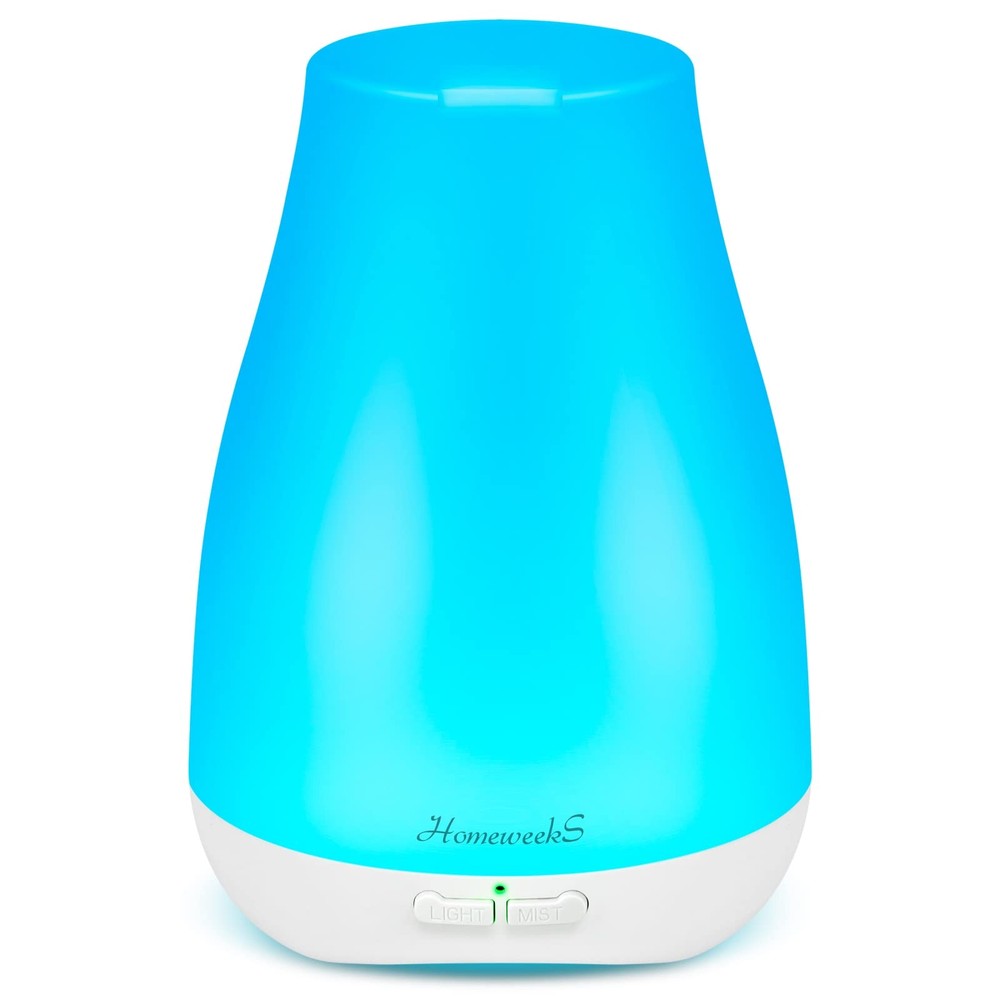 Diffusers, 100ml Colorful Essential Oil Diffuser with Adjustable Mist Mode, Auto