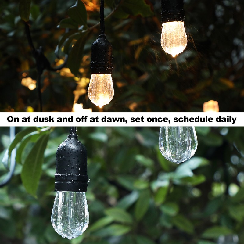DEWENWILS Outdoor Light Sensor Timer with Remote Plug in Outlet Timer Waterproof gallery