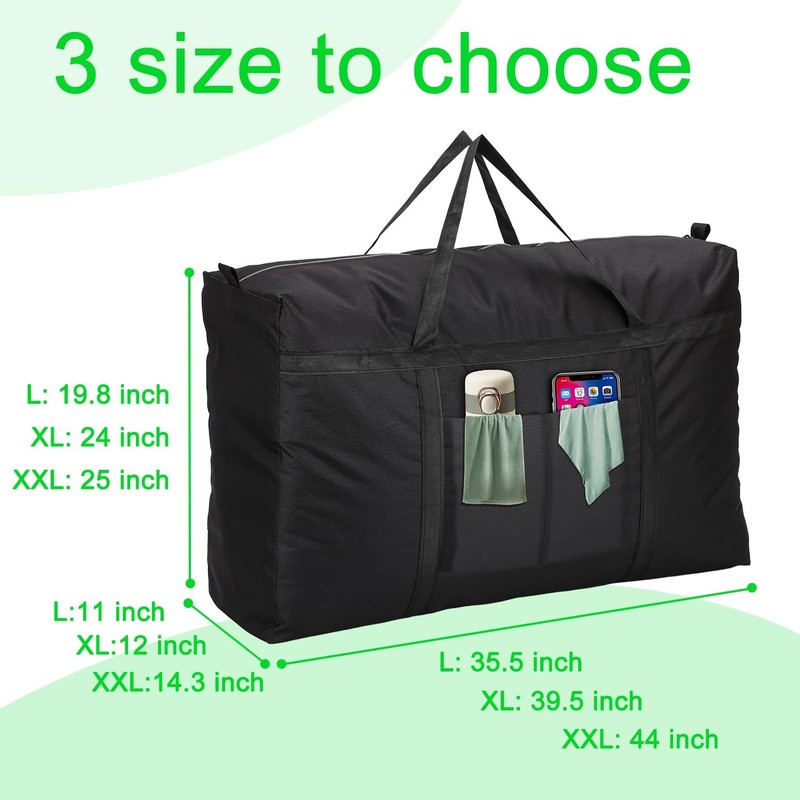 TONINT 127L-34 Gallon Multipurpose Extra Large-35.5" X 11" X 19.8", Black gallery