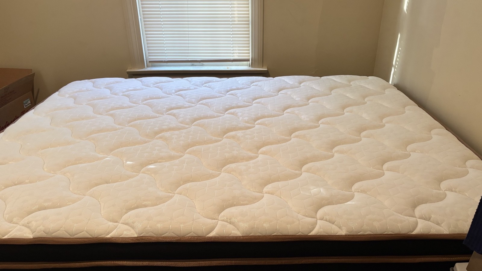 Mattress Firm Adjustable Base with Remote & Queen Hybrid Cooling Mattress gallery