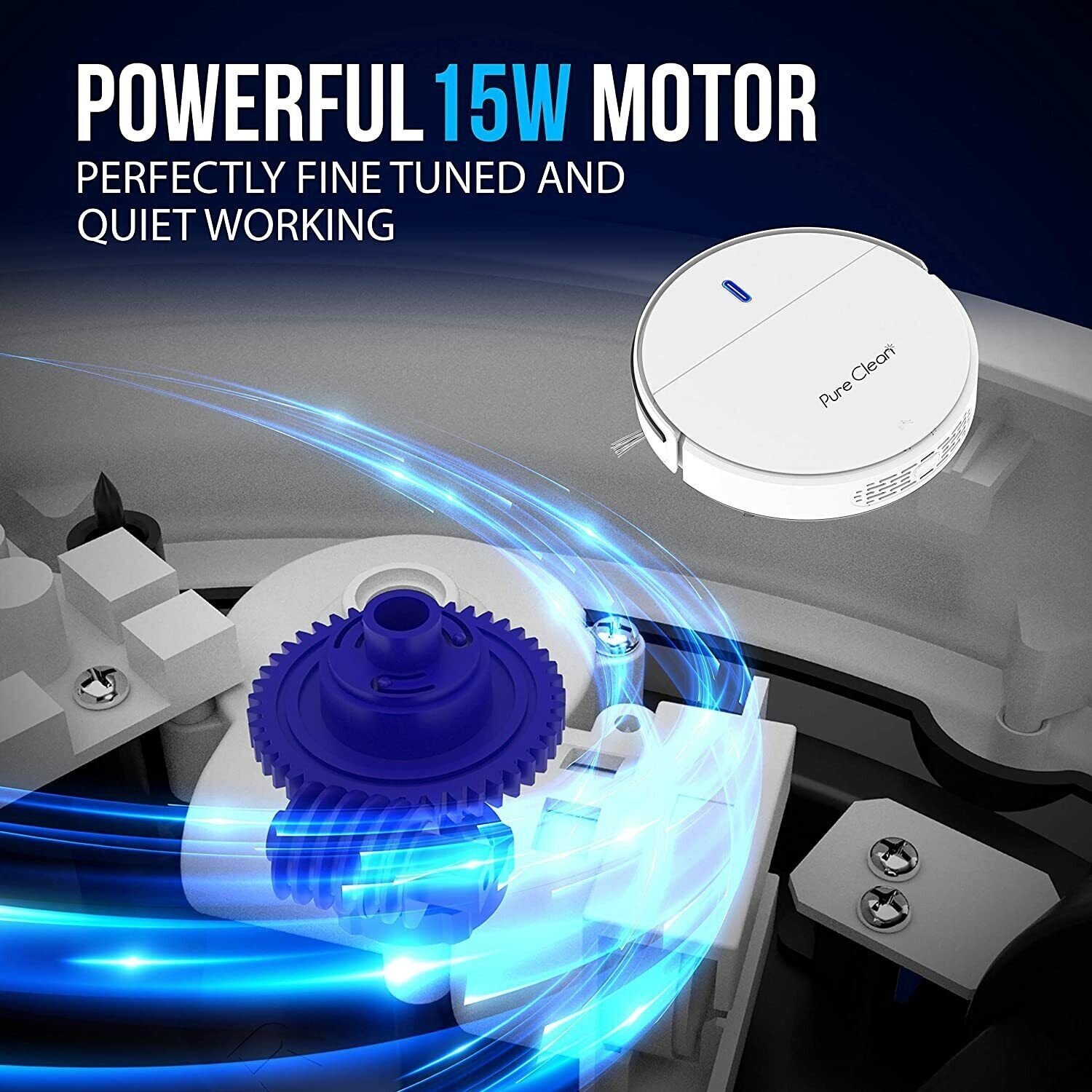 Pyle PUCRC95PLUS Pure Clean Smart Robot Vacuum Cleaner Docking Station gallery