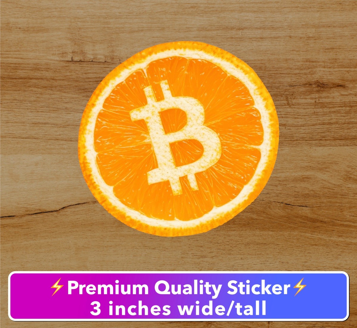 Bitcoin BTC premium 9 sticker pack crypto weatherproof vinyl decal 3 inches gallery