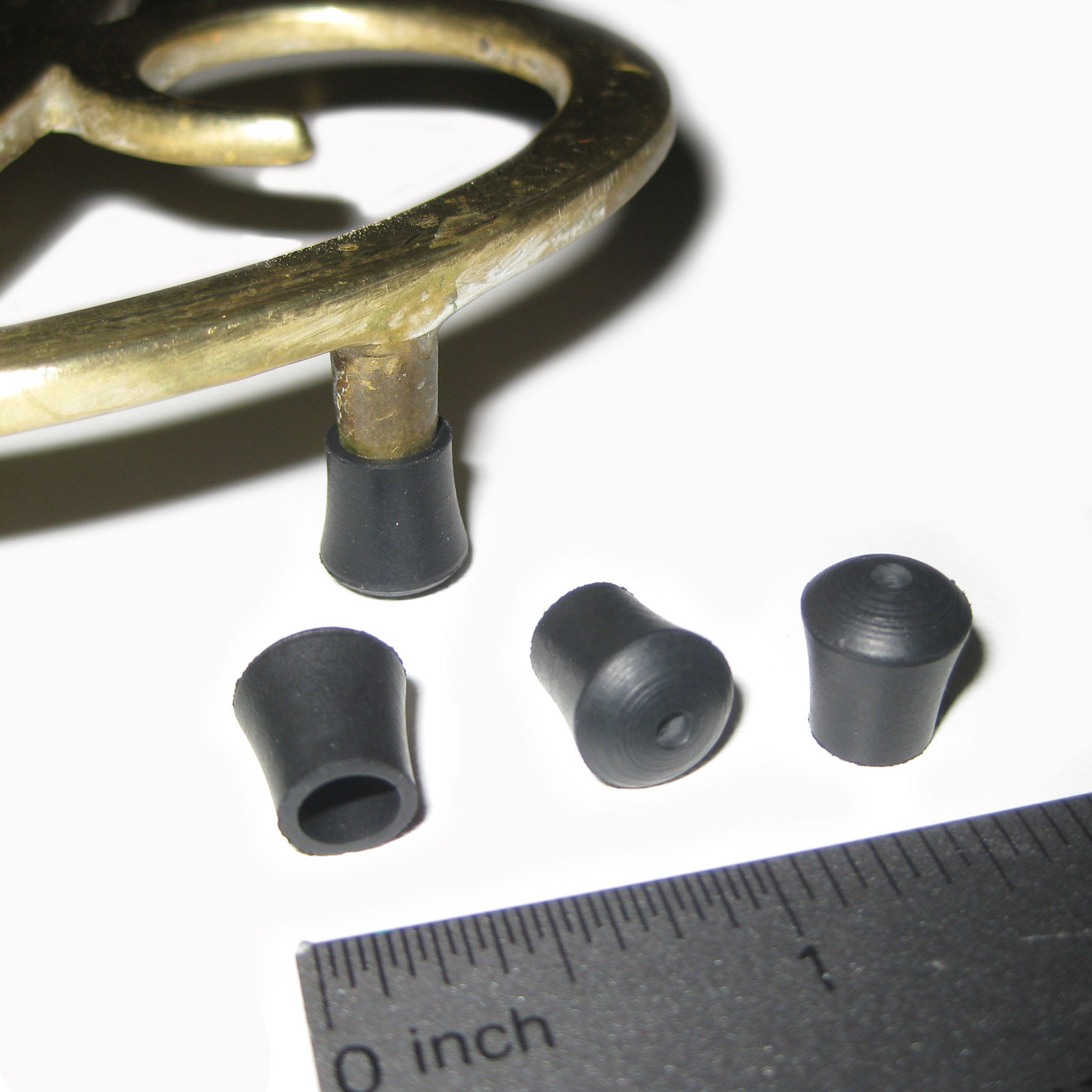 Set of 4 Replacement Rubber Covers for Virginia Metalcrafters Trivet Feet Foot gallery