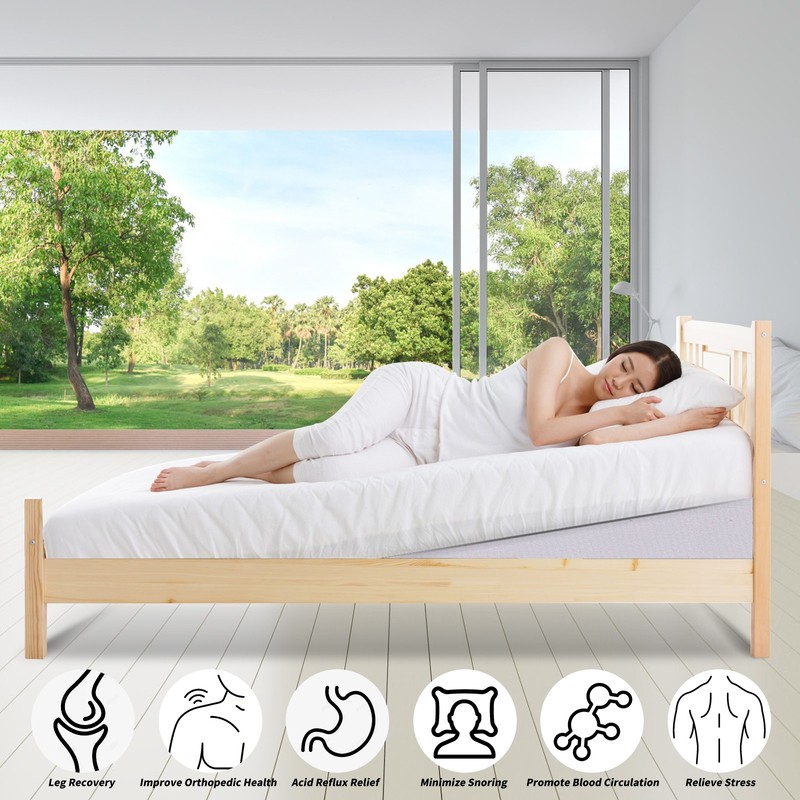 SUNYRISY 3 in1 Oversized Foldable Bed Wedge Pillow Adjustable Headboard Pillow gallery