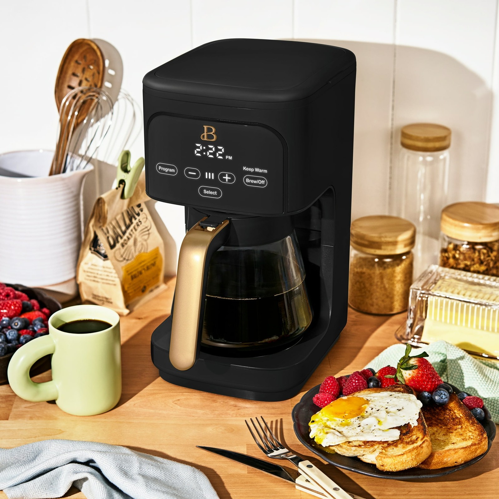 Beautiful 12 Cup Programmable Coffee Maker by Drew Barrymore gallery