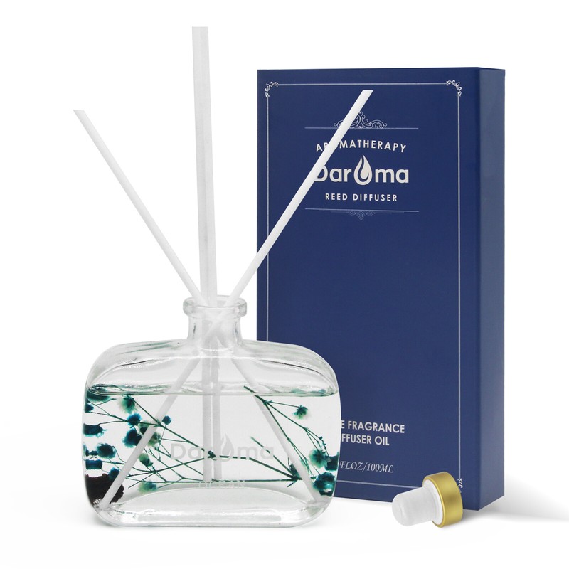 Reed Diffuser Set with Sticks, Daroma Dry Flower Aromatherapy for Home & Office. gallery
