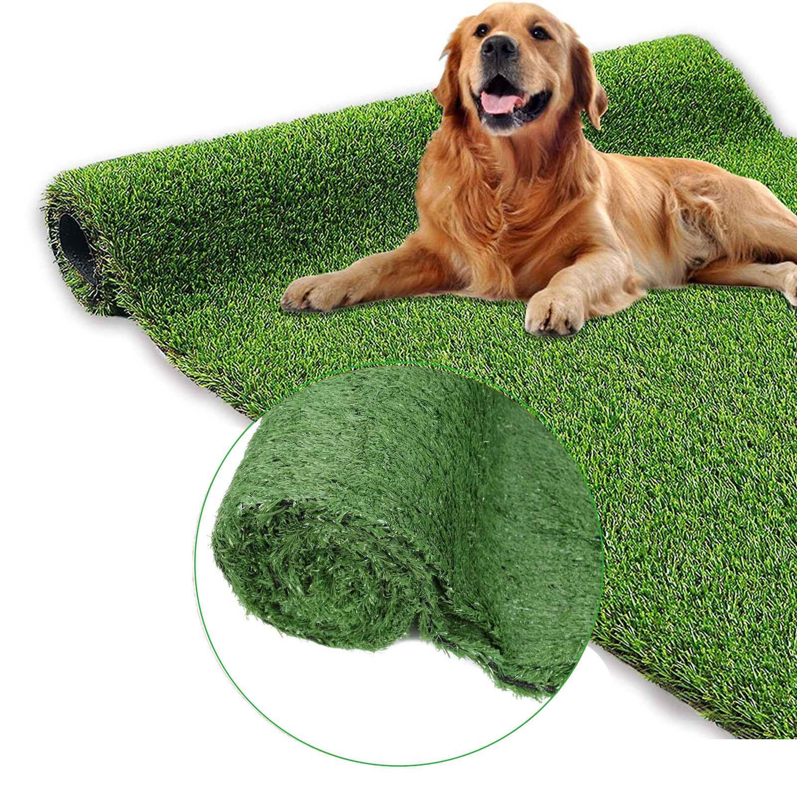 33ft. x 3ft. Synthetic Landscape Fake Grass Mat Artificial Pet Turf Lawn Garden gallery