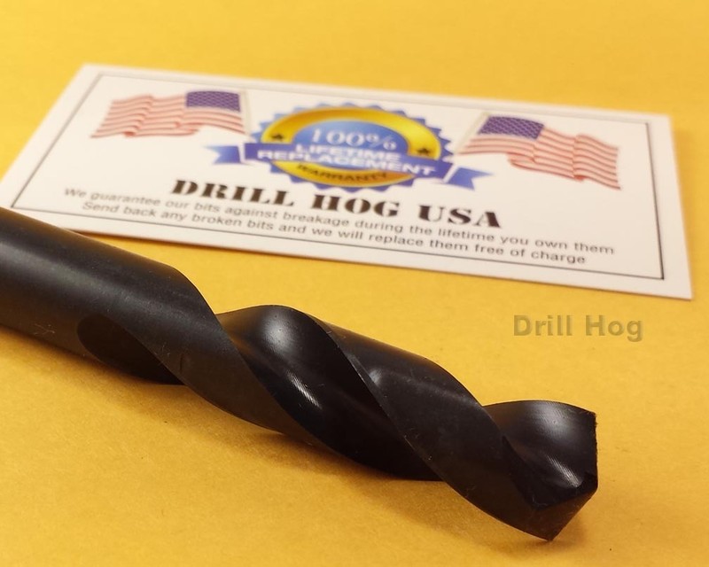 7/16" Stubby Bit Screw Machine Bit 7/16 Stub Drill Hog Bit Lifetime Warranty gallery