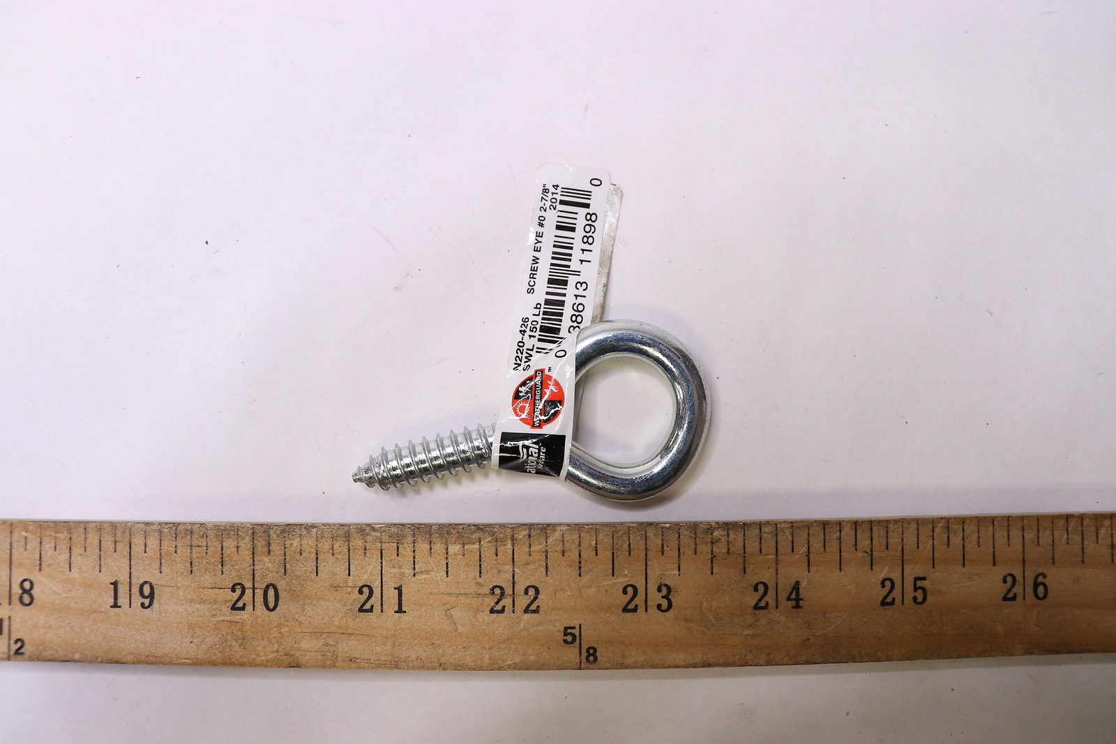 National Hardware Large Eye Screw Zinc Plated 2-7/8" N220-426 gallery