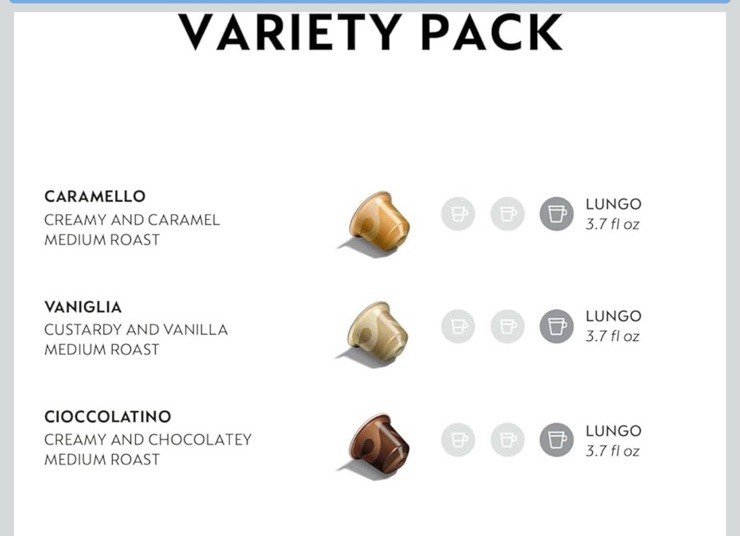 Nespresso Original Line Capsules, Barista Creation Variety Pack 30 ct BB 03/26 gallery