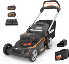 WORX Nitro 21-Inch Cordless Self-Propelled Mower with Aerodeck & Intellicut