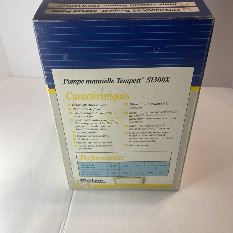 Flotec Tempest Submersible Utility Pump FP0S1300X 24.5 GPM 1/6 HP (3/16") New gallery