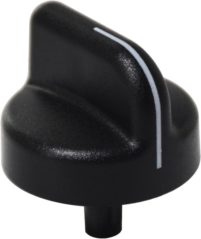Black Classic Rotary Switch Knob for Trash Compactors - OEM Quality Replacement gallery