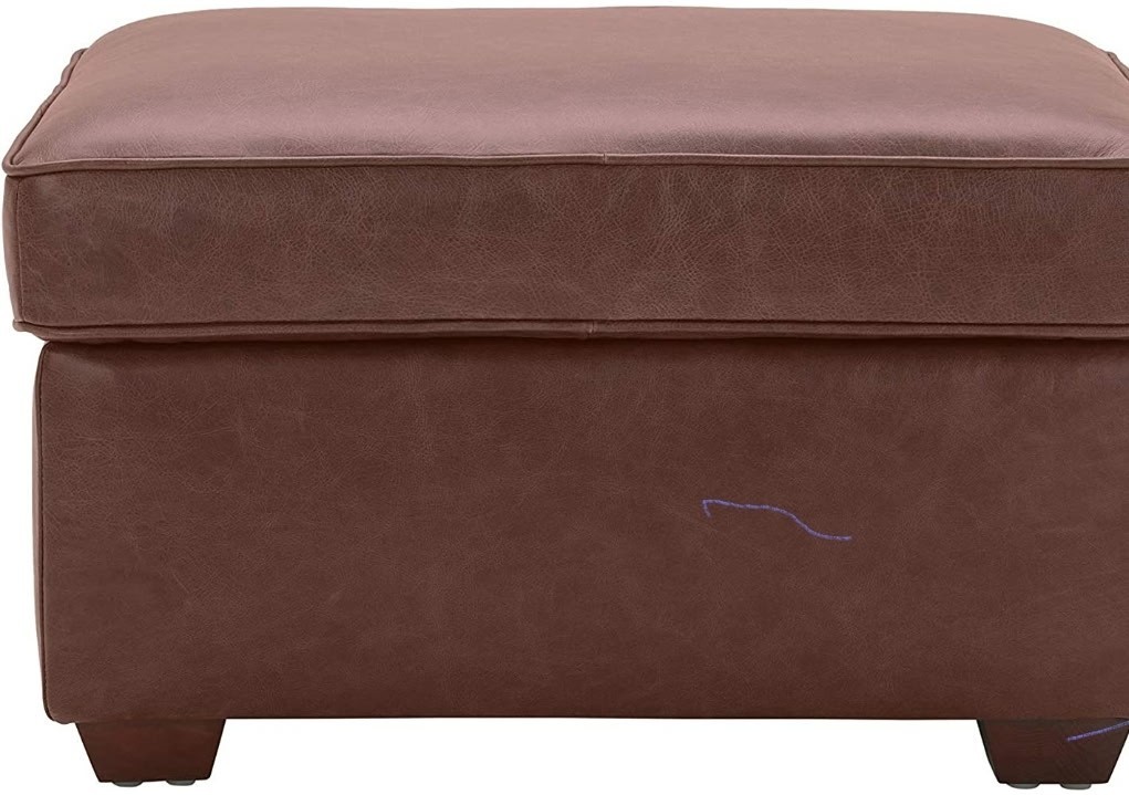 Top Grain Leather Ottoman gallery