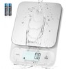 Waterproof IPX6 Kitchen Scale, 0.1 g/0.01 oz High Precision, 5 kg/11 lbs, Dig... gallery