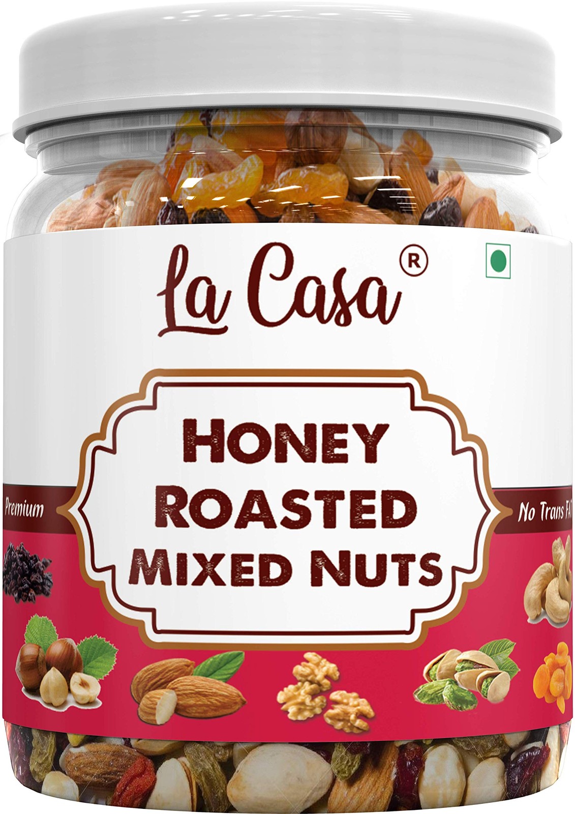 Honey Roasted Mixed Nuts 200g | Almonds, Cashews, Walnuts, Hazelnuts & Raisins gallery