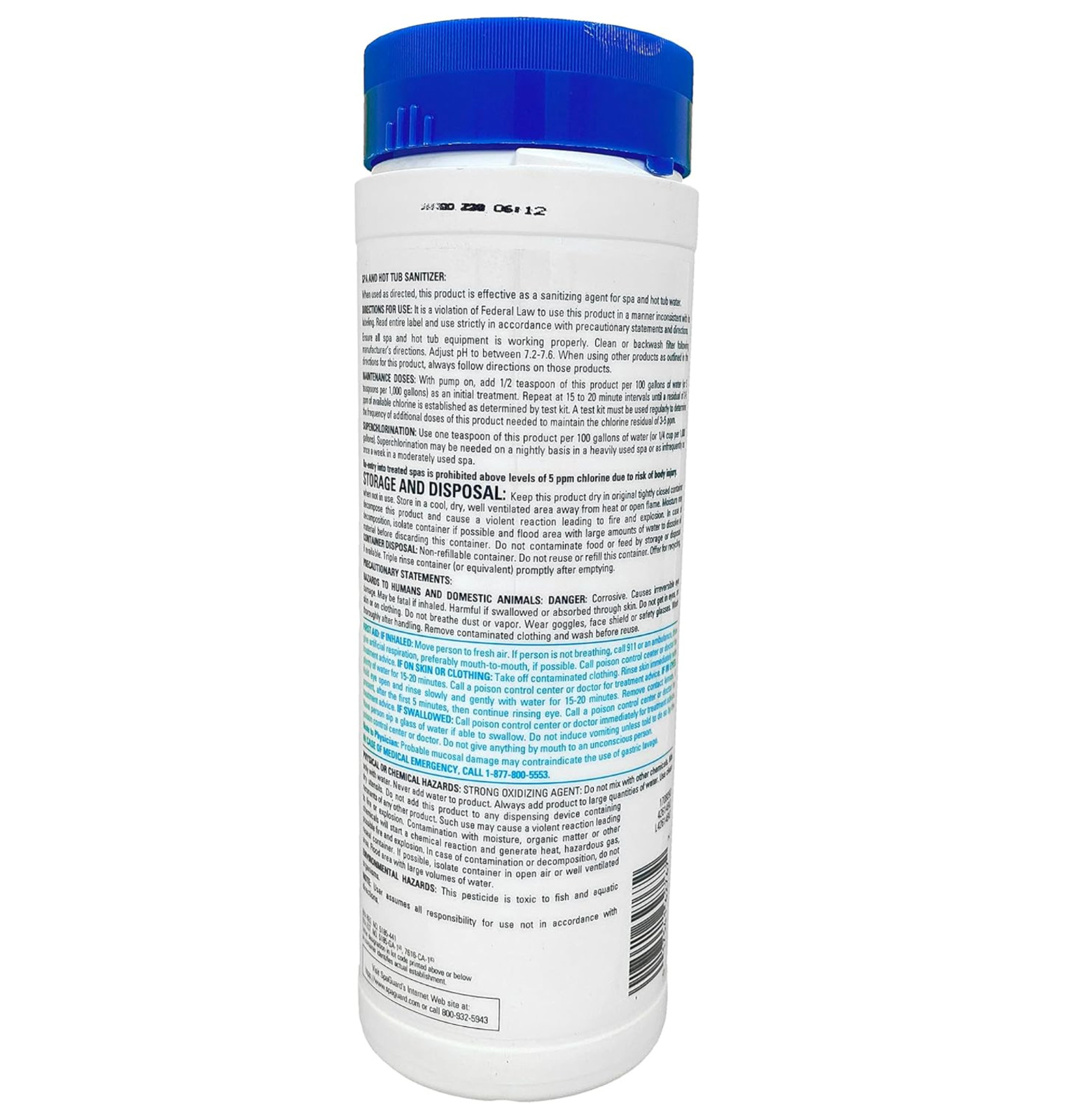 SpaGuard Chlorinating Concentrate 2 lb gallery