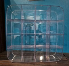 mDesign Plastic Wall Mount Display Organizer Holder – 16 Compartments – Protect,